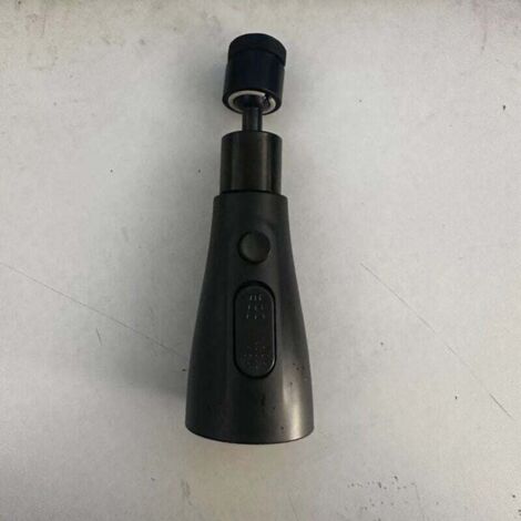 KZQ Cabezal rociador giratorio de 360 grados para grifo de cocina, repuesto para grifo de cocina, cabezal de agua purificada (negro)