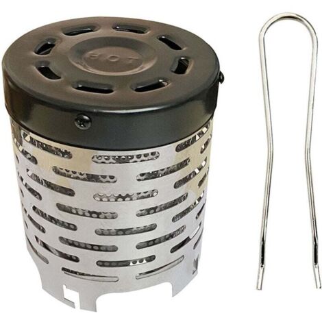 KZQ Calentador de camping: mini estufa plegable portátil para exteriores, calentador de metal, manta de gas, accesorios para camping y senderismo, equipo de abrigo para exteriores.