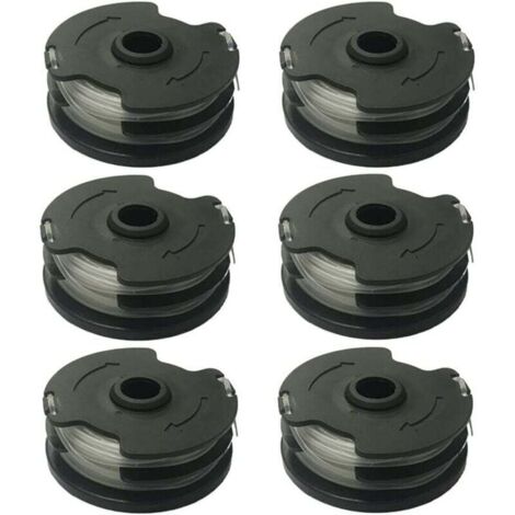 KZQ Carrete de hilo para Parkside PRTA 20-Li A1 / B2 / C3. Carretes de hilo de repuesto para desbrozadora inalámbrica LIDL Parkside PRTA 20-Li A1 / B2 / C3, PRT 300 A1, PRT 550 A1 / A3 (6 unidades