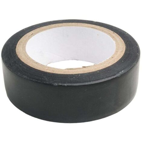 KZQ Cinta aislante - 1 rollo de cinta aislante negra, 17 mm x 10 m, PVC aislante profesional, adhesivo para cableado de circuitos eléctricos domésticos y de automóviles.
