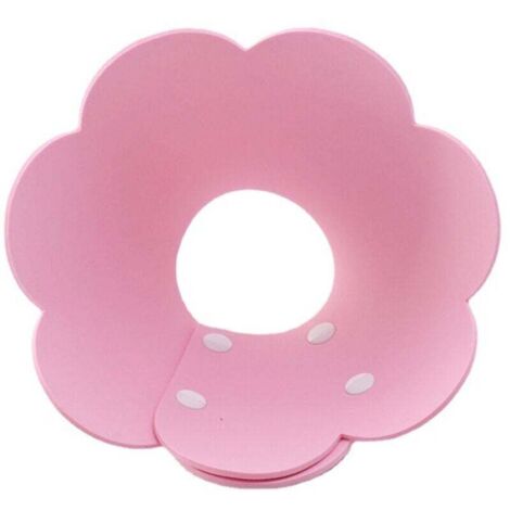 KZQ Collar rosa para perros y gatos, 1 unidad, antimordeduras, ajustable, para proteger el cuello de perros, cachorros y gatos.