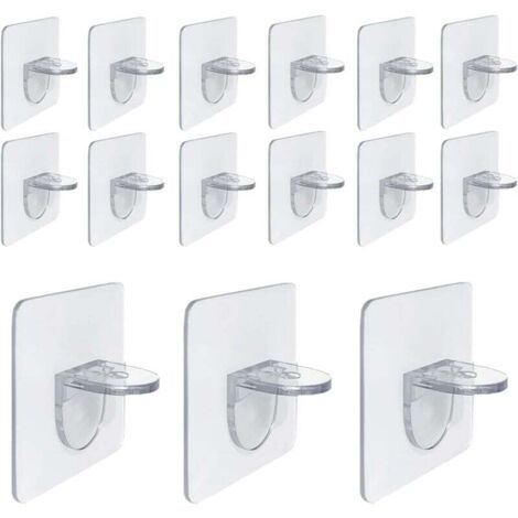 KZQ Confezione da 16 ganci a S da 2,5" con fibbia di sicurezza, ganci multifunzione a S per cucina, bagno, camera da letto, ufficio e giardino.