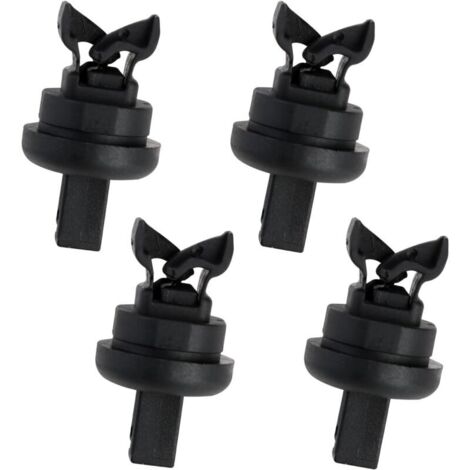 KZQ Confezione da 4 clip di fissaggio per ripiano posteriore, 7705099001 8200675047, sostituzione compatibile con clip di fissaggio per gancio a catena per auto Clio/Megane, ripiano posteriore per aut