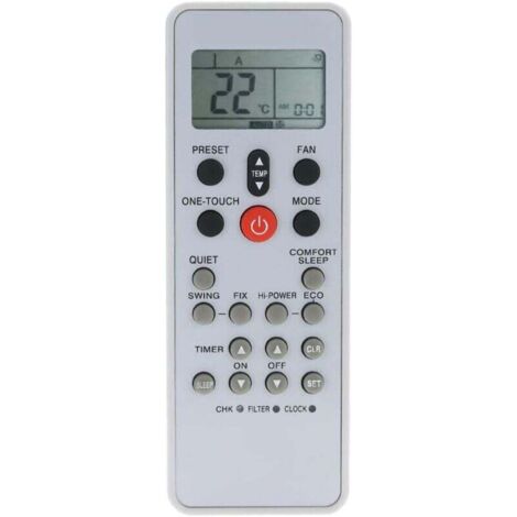 KZQ Control remoto de repuesto para aire acondicionado Toshiba WC-L03SE