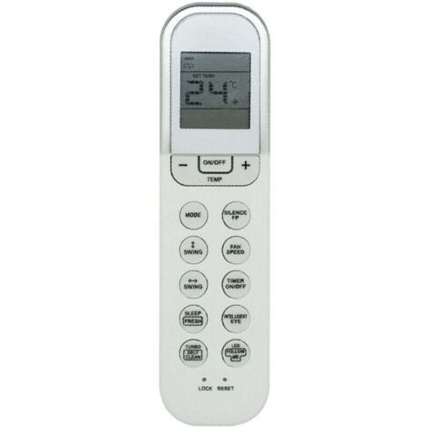 KZQ Control remoto RG36F/BGEF de otras marcas para aires acondicionados con bomba de calor inverter (45 x 160 x 25 mm)