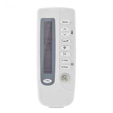 KZQ Control remoto universal para aire acondicionado ABS, control remoto de repuesto para Samsung ARC-410, ARH-401 y ARH-403.