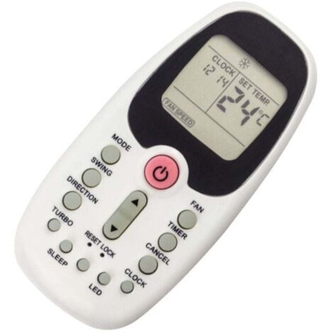 KZQ Control remoto universal para aire acondicionado Midea y Komeco, compatible con R06/BGCE