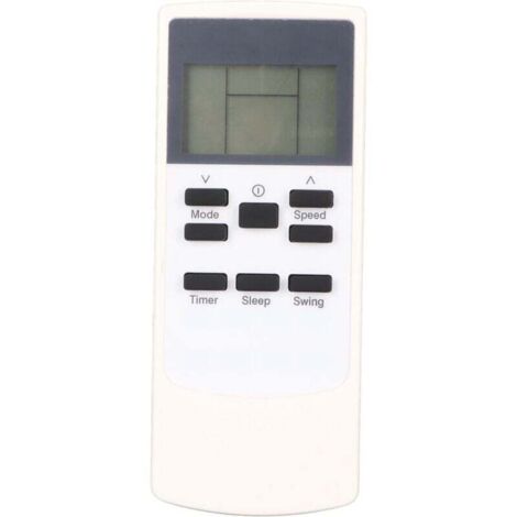 KZQ Control remoto YKR H 531E, control remoto para aire acondicionado portátil inteligente, reemplazo universal ergonómico