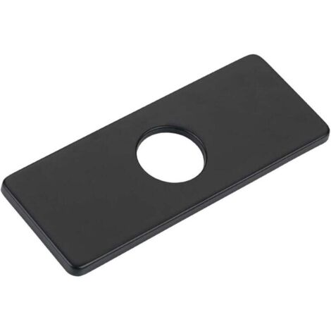 KZQ Cubierta para fregadero, cubierta para grifo, placa de acero inoxidable para fregadero, grifo de cocina para baño, fregadero, placa para grifo (1 unidad)