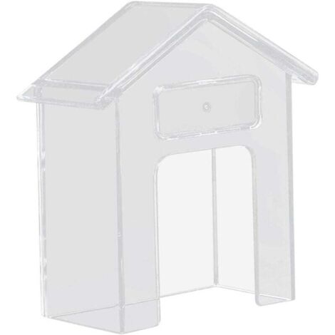 KZQ Cubiertas para timbre, cubierta para lluvia, timbre, refugio para el hogar, protección para botón de timbre, transparente, a prueba de salpicaduras, cubierta protectora para máquina de asisten