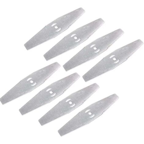KZQ Cuchillas de repuesto para desbrozadora inalámbrica de 24 V con batería, cuchilla metálica, accesorios para desbrozadora eléctrica, para recortadora inalámbrica y recorte de jardín, cuchilla m