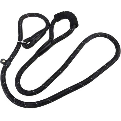 KZQ Cuerda de entrenamiento para perros, collar de entrenamiento para perros, correa antideslizante para perros, correa reflectante y duradera, adecuada para correr, caminar y hacer senderismo.