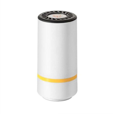 KZQ Envasadora al vacío eléctrica, mini envasadora al vacío portátil, máquina de sellado automático de mano, envasadora al vacío de alimentos inalámbrica, con batería para cocina y hogar (blanca)