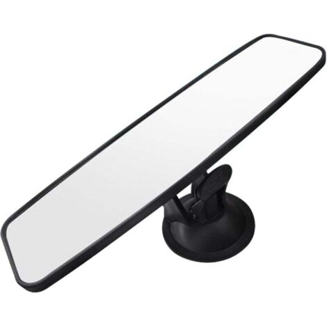 KZQ Espejo retrovisor con ventosa, antideslumbrante para monitor de conducción, universal, con gran angular y convexo, para coche, SUV y camión.