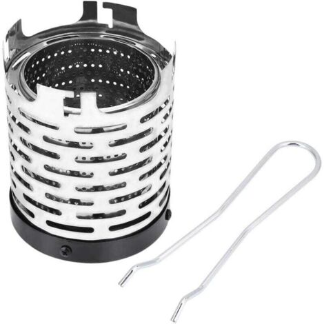 KZQ Estufa de camping, estufa de gas portátil, miniestufa de gas plegable de metal para exteriores, accesorio para camping y senderismo.
