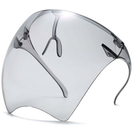 KZQ Funda Anti-Poussière con Vista Transparente, Couvercle de Bouche, Couverture de Protection para Le Visage (2 Piezas)