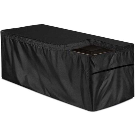 KZQ Funda genérica para baúl de terraza - 210D, impermeable, con protección UV para muebles de patio