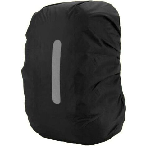 KZQ Funda impermeable para mochila con tiras reflectantes, 30-40 l, ideal para senderismo, camping, viajes y ciclismo (35 x 20 x 50 cm)