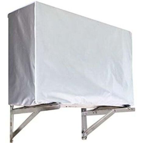 KZQ Funda para aire acondicionado, antinieve, a prueba de polvo e impermeable, para ventana exterior, minisplit, invierno, 80 x 32 x 56 cm