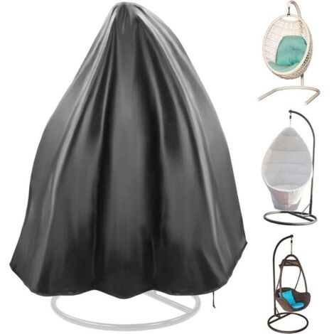 KZQ Funda para silla colgante grande para exterior, tela Oxford 420D, impermeable y con protección UV, 190 x 115 cm