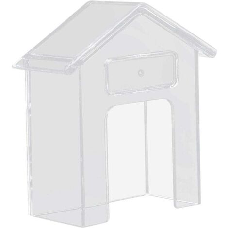 KZQ - Funda para timbre de puerta, protección contra la lluvia, transparente, a prueba de salpicaduras