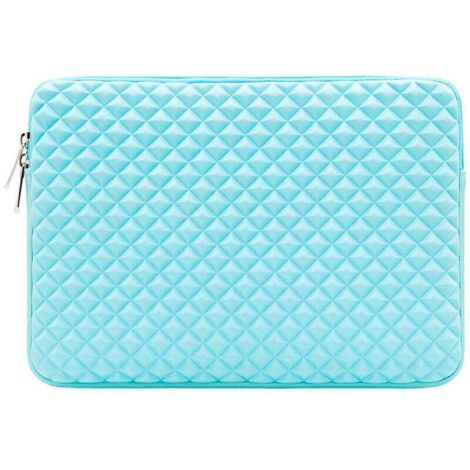 KZQ Funda protectora de espuma de diamante para portátil de 14 pulgadas, acolchada y a prueba de golpes, compatible con Chromebooks de 13,9 a 14,1 pulgadas (azul)