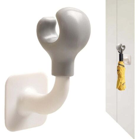 KZQ Gancho adhesivo Ganchos de pared adhesivos para ropa - Ganchos adhesivos para colgar ropa, sin necesidad de taladrar, para baño y dormitorio