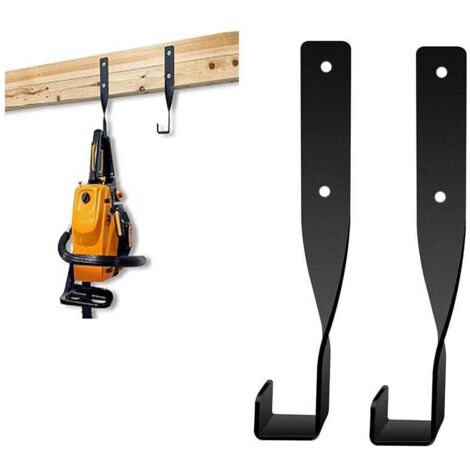 KZQ Gancio per diserbante, porta-motosega per impieghi gravosi, gancio multifunzione da parete per riporre gli attrezzi da garage