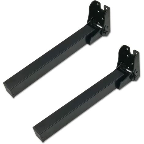 KZQ Getränkehalter aus Edelstahl, Schreibtisch-Getränkehalter, Flaschenhalter, Tisch-Getränkehalter, horizontaler vertikaler Ständer, Klemmbecherhalter (schwarz)