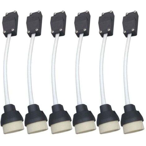 KZQ GU10-Lampenfassung, Lampenfassungsanschluss, Adaptador para LED y halógenos, soporte de cerámica y bloque de accesorios
