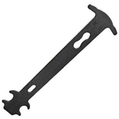 KZQ Indicador de desgaste de cadena, comprobador de cadena de bicicleta, herramienta de medición de calibre de cadena, herramienta de verificación, indicador de desgaste de bicicleta, negro (14 x