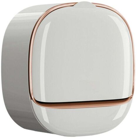 KZQ Jabonera de pared para baño, jabonera de ducha con tapa abatible, impermeable, con autodrenaje, nórdica, para baño y cocina.