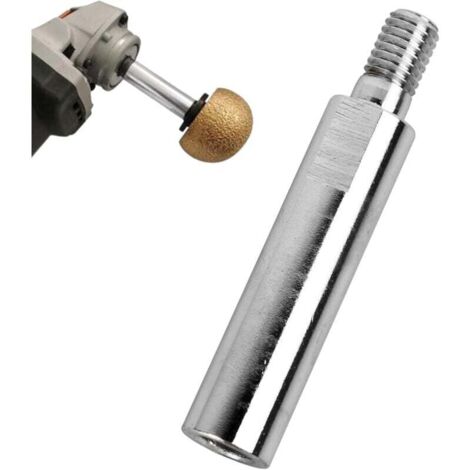 KZQ Juego de 4 extensiones de biela para amoladoras angulares, extensión de amoladora angular M10, varilla de extensión giratoria de acero inoxidable, varilla de amoladora angular extendida, accesorio