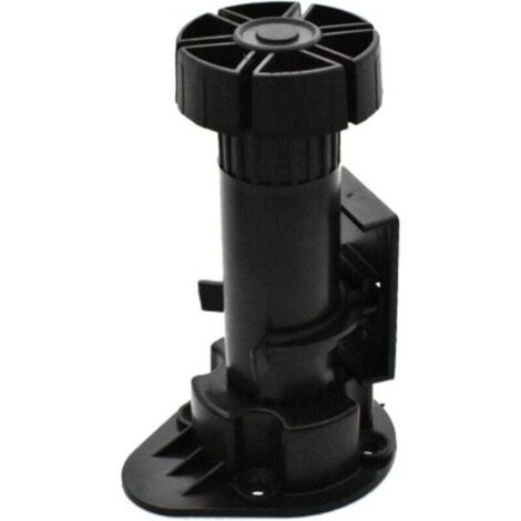 KZQ Juego de 4 pies niveladores de gabinete negros, patas ajustables para muebles, ajustables, para muebles, gabinetes, etc.