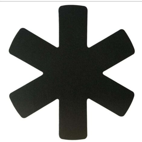 KZQ Juego de 8 protectores para ollas y sartenes, tejido no tejido antideslizante para proteger y separar ollas y sartenes