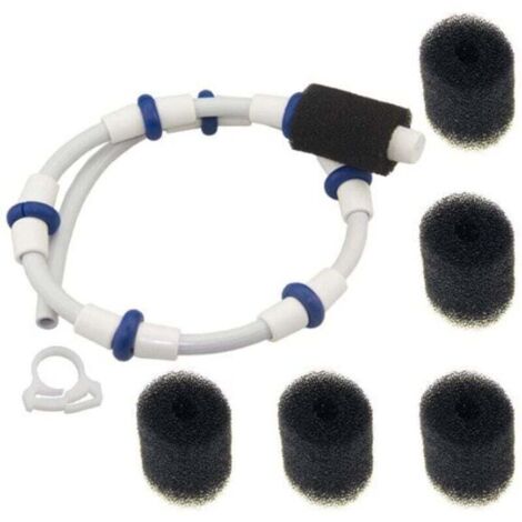 KZQ Kit completo de ajuste de tentáculo para Polaris 280, 380 y 180 (cola de barrido B5 + 5 espumas, 113 cm)