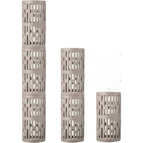 KZQ Lote de 6 protectores de árboles de plástico, tamaño ajustable, carcasa protectora contra la protección de las plantas y malla duradera