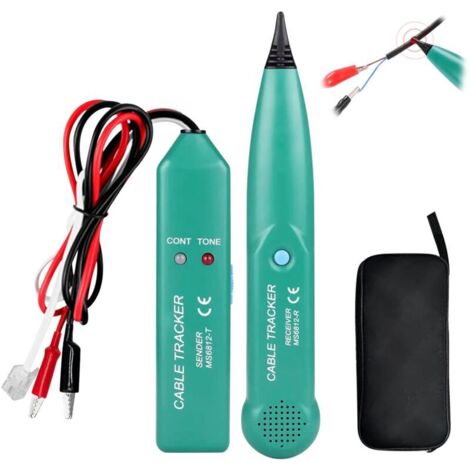 KZQ MS6812 Wire Tracker, Rilevatore di cavi, Robot tagliaerba, Wire Tracker portatile, Tester per cavi telefonici, Tracker per cavi elettrici per Cable Tracker