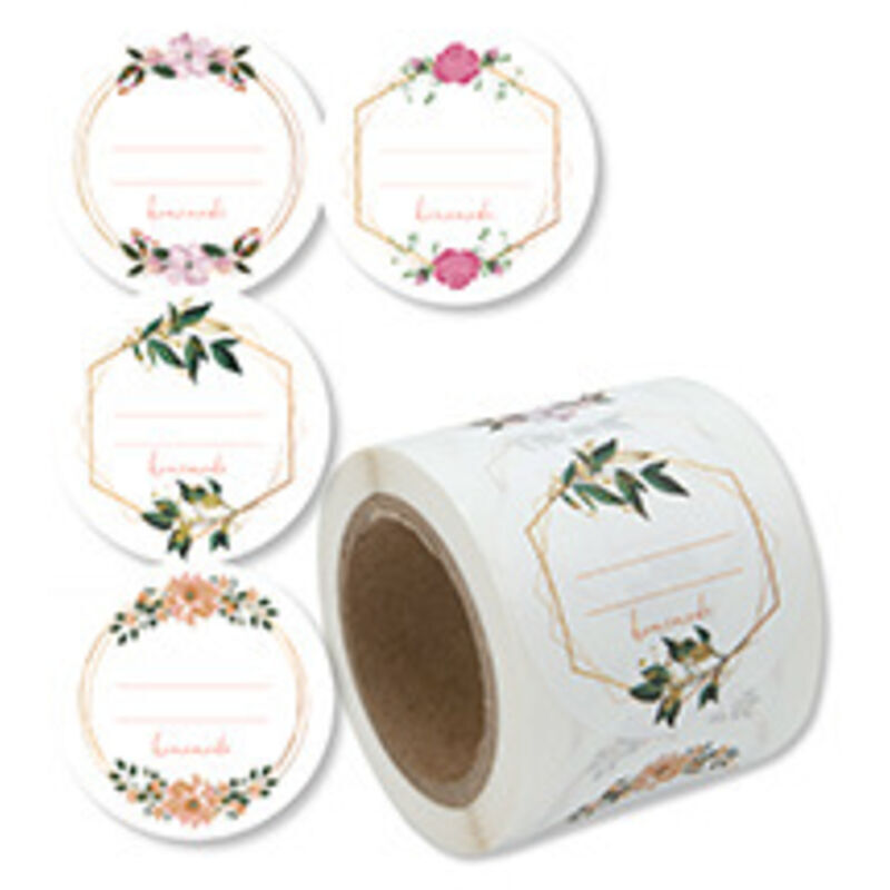 Pack de 200 étiquettes autocollantes de 5 cm de diamètre - Étiquettes autocollantes pour pots de confiture - Étiquettes rondes 'Fait maison' pour