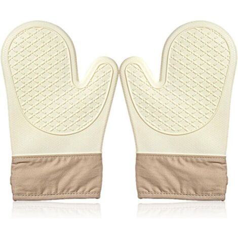 KZQ Paio di guanti da cucina, presine per la cucina, presine in silicone, guanti da forno, guanti da cucina, guanti da forno resistenti al calore