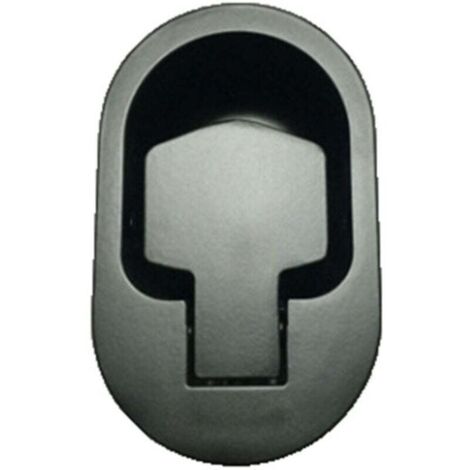 KZQ Palanca para sillón reclinable y sofá, manija de aluminio macizo negro sin cable (2 piezas)