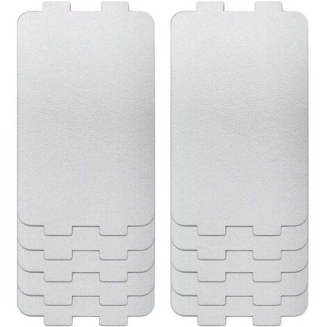 KZQ Paquete de 10 láminas de mica universales para microondas, 107 x 64 mm