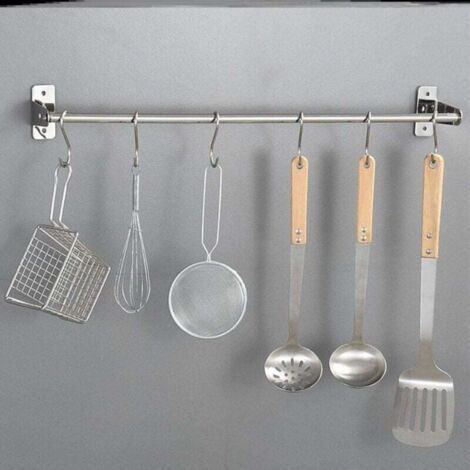 KZQ Paquete de 15 ganchos en forma de S de acero inoxidable niquelado, duraderos, para cocina, baño, armario, lugar de trabajo y oficina.
