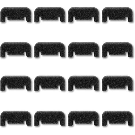 KZQ Paquete de 16 filtros de esponja para fuente de agua para gatos, filtro de espuma para mascotas, filtro para fuente de agua para perros y gatos, filtro de repuesto para dispensador de agua, co