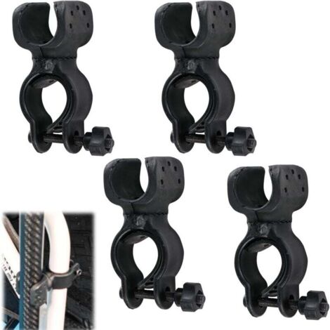 KZQ - Paquete de 4 soportes para bastones, soporte para muletas multiusos, accesorio universal para muletas y sillas de ruedas