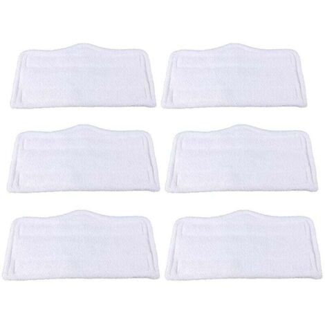 KZQ Paquete de 6 almohadillas de reinicio de microfases para Shark Steam Mop S3101 S3202 S3250 S3251