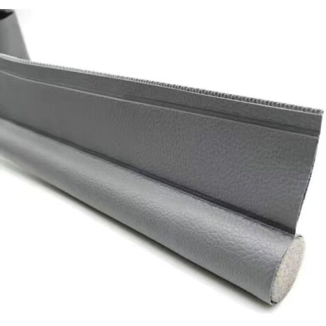 KZQ Paraspifferi Autoadesivo per Porta 96 x 8 x 3 cm (Grigio), Paraspifferi Autoadesivo per Porta Monofacciale, Paraspifferi per Porta, Paraspifferi per Porta, Paraspifferi per Porta
