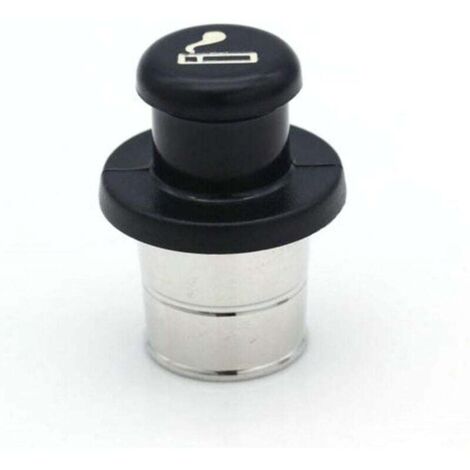 KZQ Pastillero de metal con forma de encendedor para coche, 1 unidad, para viajes en coche