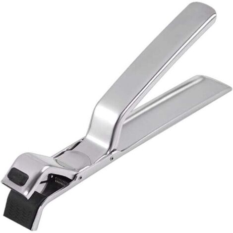 KZQ Pinzas de cocina anti-escaldaduras, pinzas para sujetar recipientes calientes, clip de acero inoxidable anti-escaldaduras para sujetar platos, abrazadera para herramientas de cocina