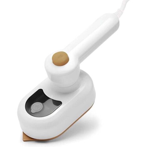 KZQ Plancha de coser portátil de viaje, giratoria 180°, con depósito de agua de 50 ml, ideal para uso en seco y húmedo, para el hogar y viajes, 25 W